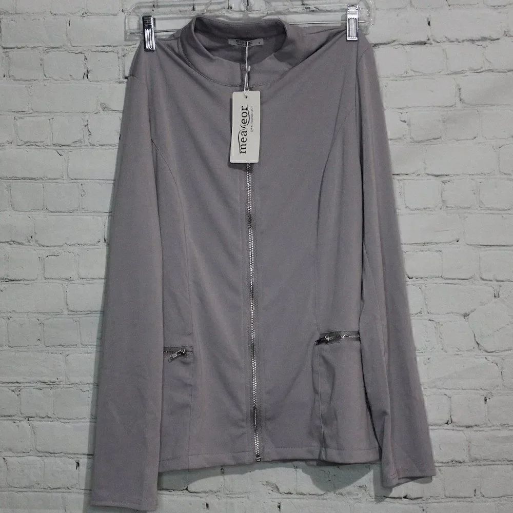 Women's Lightweight Zip Up Utility Jacket Small‎